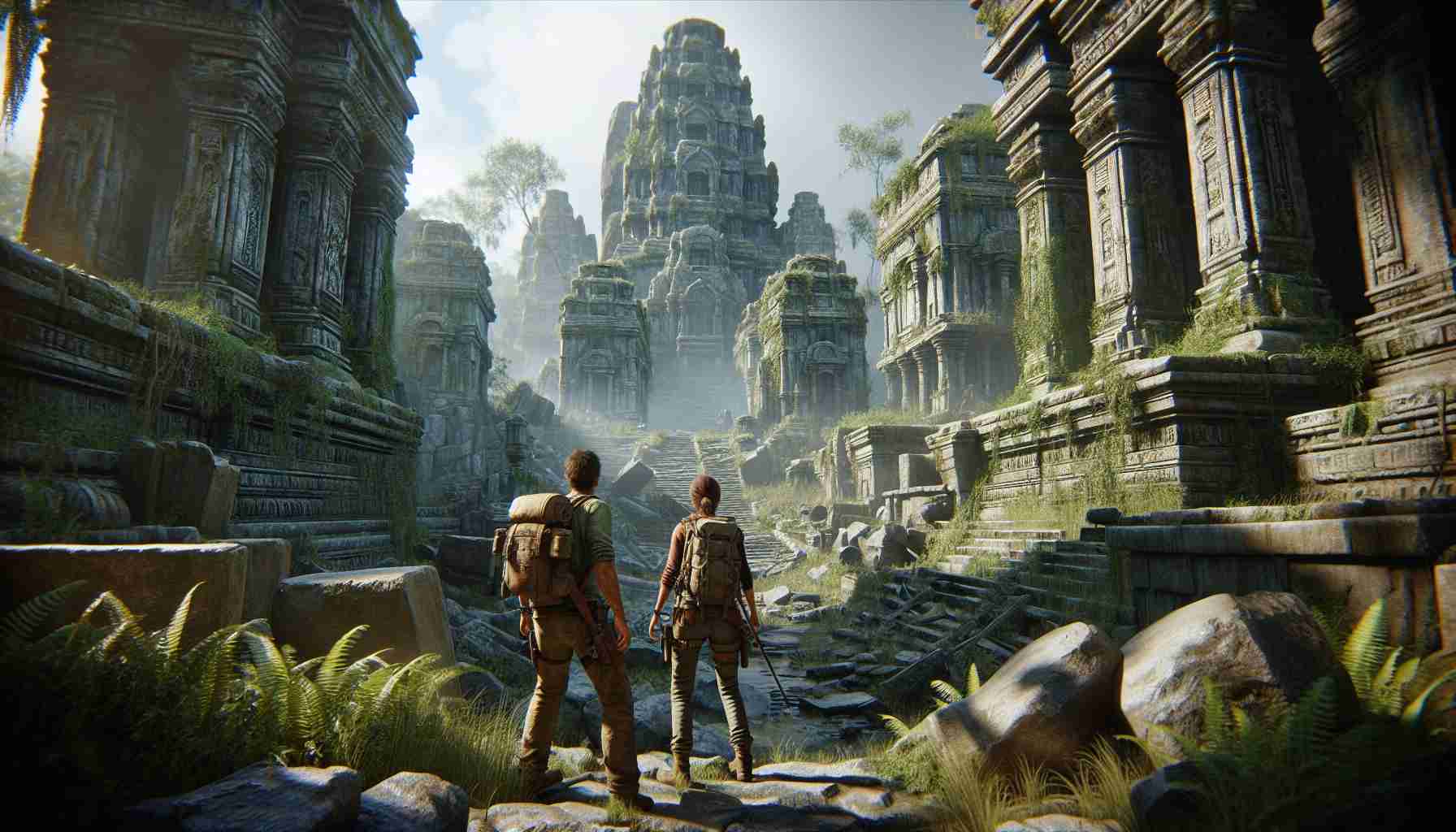 Exploring Ancient Temples in a Lost City 